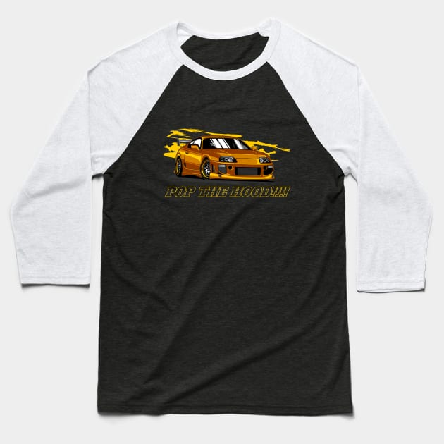 Supra Pop The Hood Baseball T-Shirt by aredie19